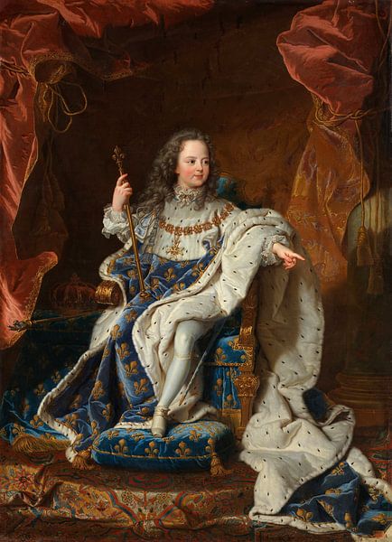 Ludwig XV. als Kind, Hyacinthe Rigaud - ca. 1716 von Het Archief