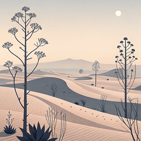 Wüstenblüte Gelassenheit von Artistic