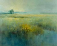 Abstract Landschap | Early Morning |  Abstract Landschap (gezien bij vtwonen)