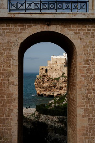 Blick aufs Meer Polignano a Mare Italien von Martijn Jebbink Photography
