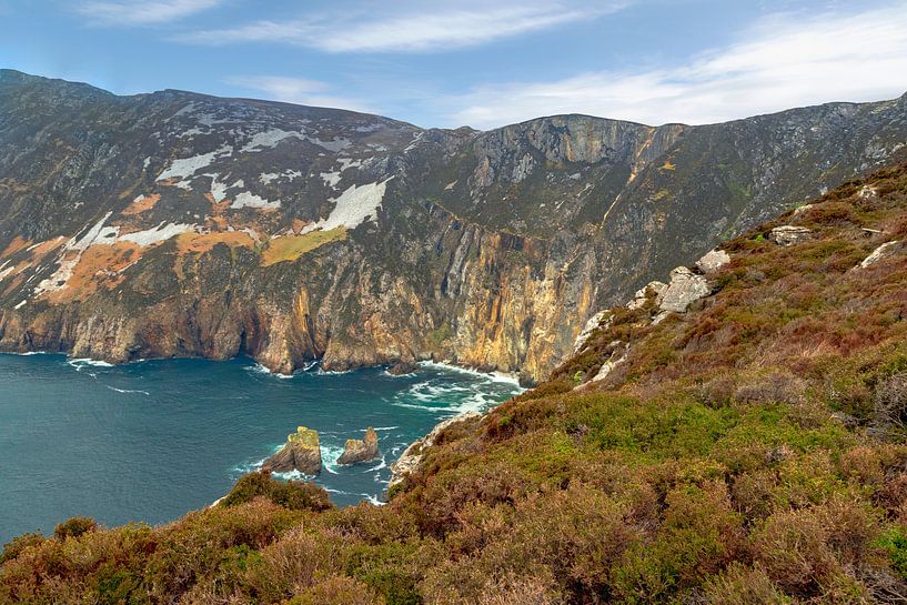 The rugged beauty of the rocky coastline at Slieve League , Donegal, Ireland by Mieneke Andeweg-van Rijn