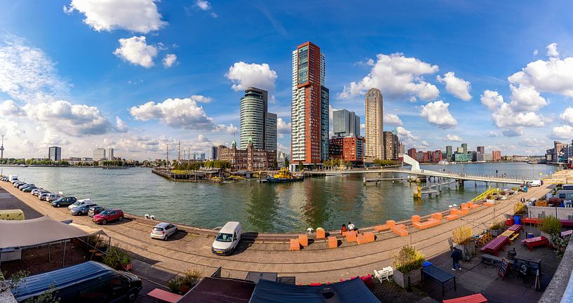 Une vue sur Kop van Zuid (Rotterdam, Pays-Bas) par Martijn