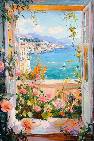 Vue du paysage côtier méditerranéen par Studio BB