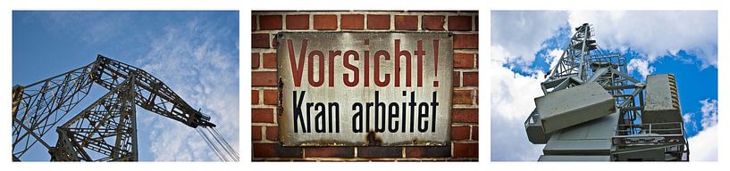 Collages cranes 1 (widescreen photo) by Norbert Sülzner