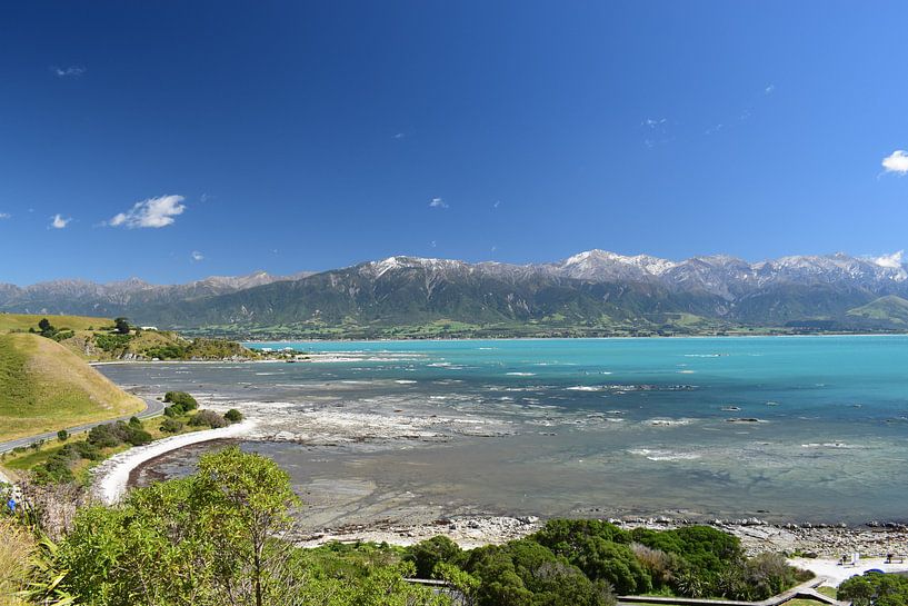 Kaikoura, Nieuw-Zeeland tijdens een heldere dag von Bianca Bianca
