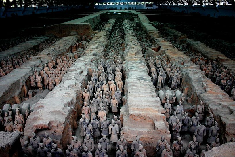 Armée de terre cuite par Henk Langerak