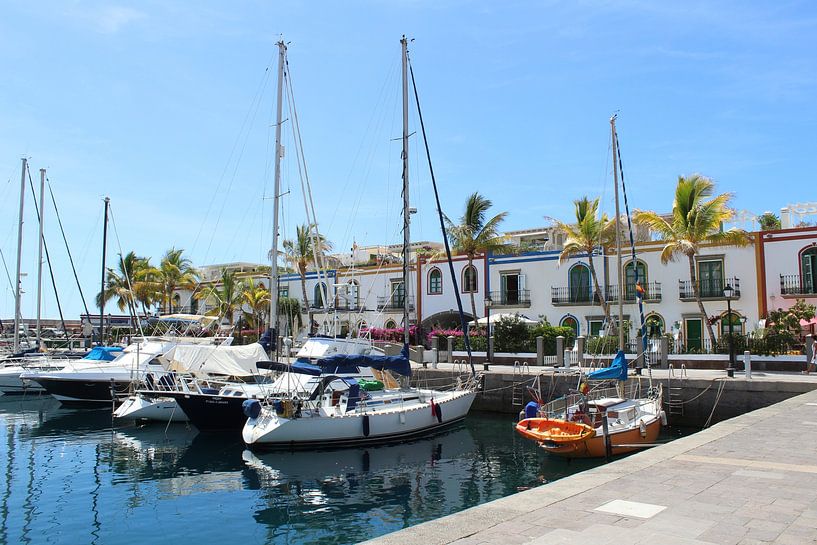 Port of Puerto de Mogán in Gran Canaria Spain. by Marvin Taschik