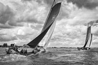 Heerenveen skûtsje in Verfolgung