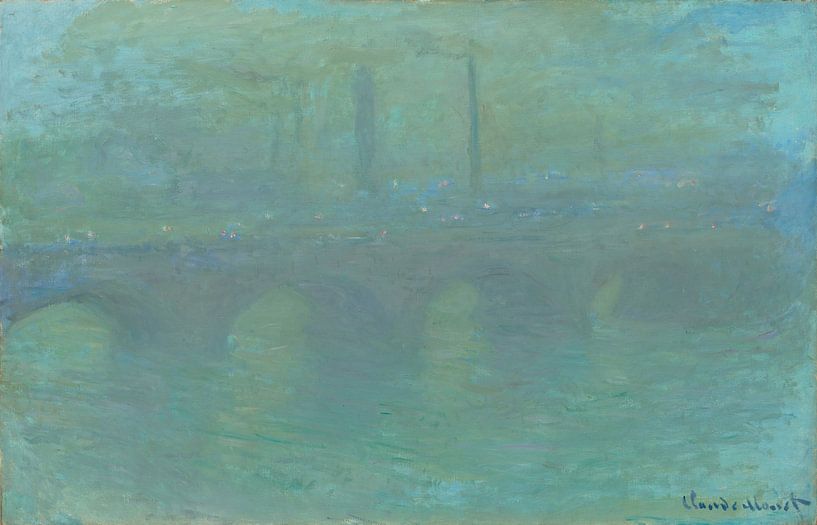 Claude Monet, Waterloo Bridge, Londres, au coucher du soleil, 1904 par Atelier Liesjes