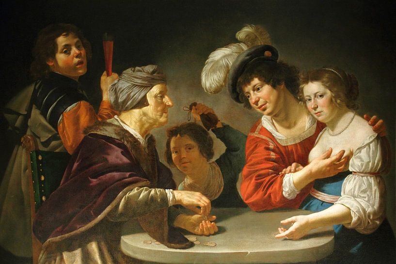 Jan van Bijlert, Der Kupplerin, 1630 von Atelier Liesjes