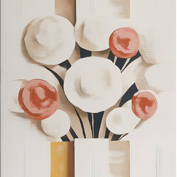 Florale Geometrie III von Bianca ter Riet