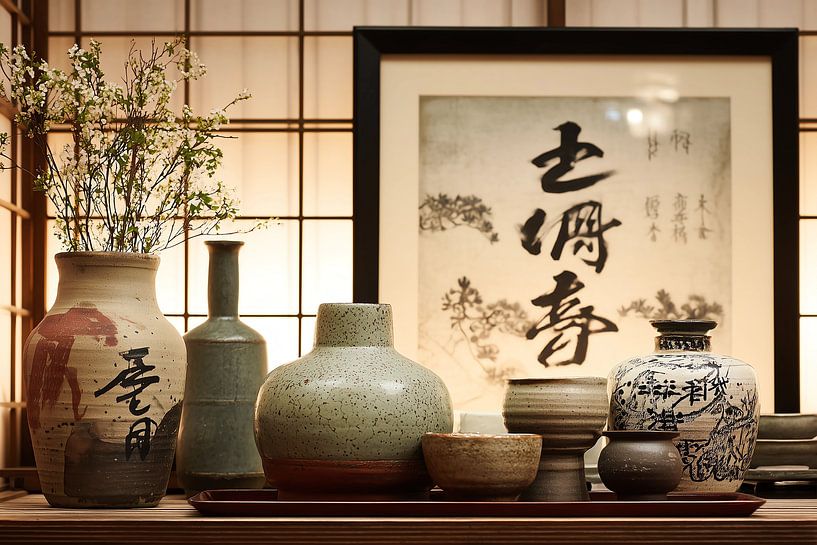 Traditionelle orientalische Kunst: Traditionelle Küchenszene von Ariadna de Raadt-Goldberg