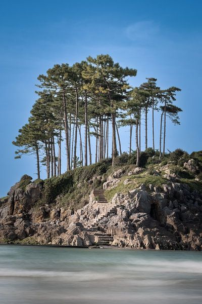 Island with stairs in the flood by Detlef Hansmann Photography