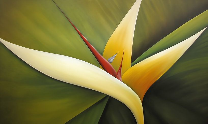 Bird of Paradise Abstract van Jacky