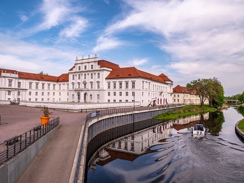 View of the baroque castle in Oranienburg on the Havel river by Animaflora PicsStock