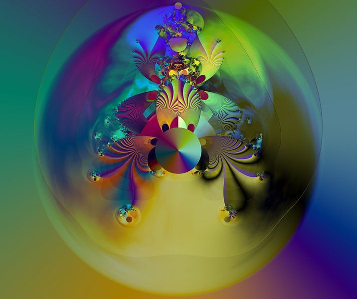 Wereldbol von Bernardine de Laat