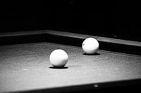 Die Billardkugeln sind bereit für den nächsten Stoß.