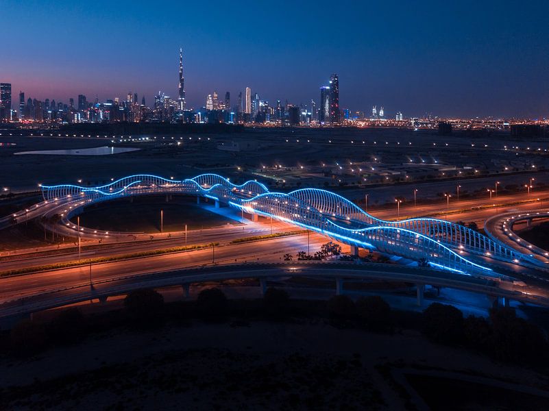 Dubai Meydan Bridge by Michiel Dros