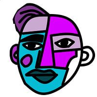 Cubase Abstrakte Porträtkunst - Modern Digital Expression