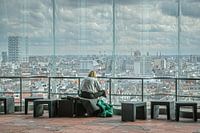 Blick auf Antwerpen vom MAS Museum aan de Stroom