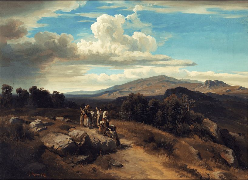 Anton Romako, Spanish landscape art by Atelier Liesjes