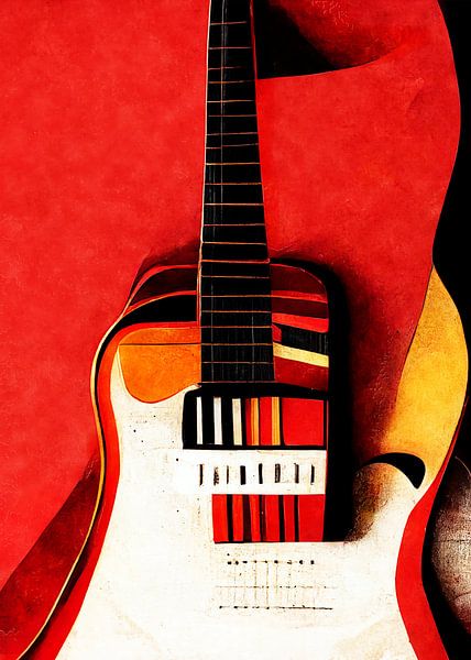 Guitare instrument de musique #guitare #musique par JBJart Justyna Jaszke