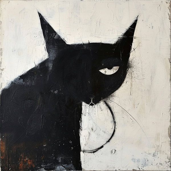 Chat noir par Matteo Bellini