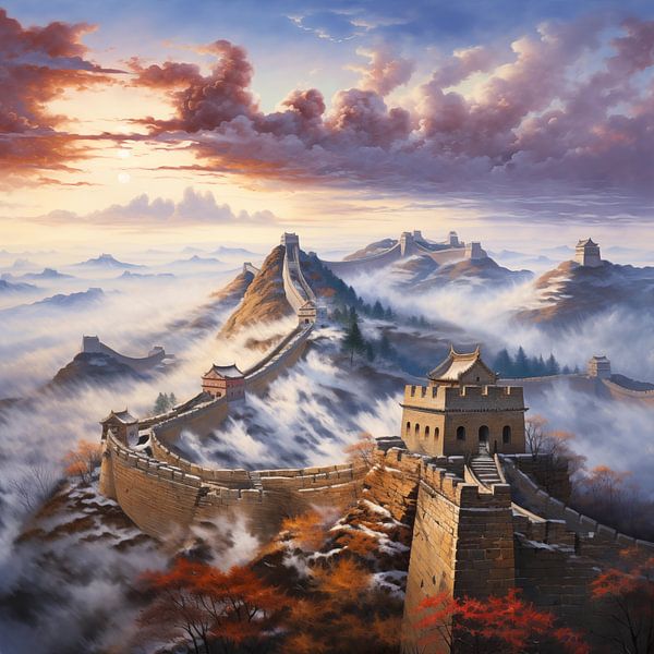 Great Wall of China by TheXclusive Art
