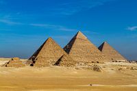 De piramiden van Gizeh in Egypte