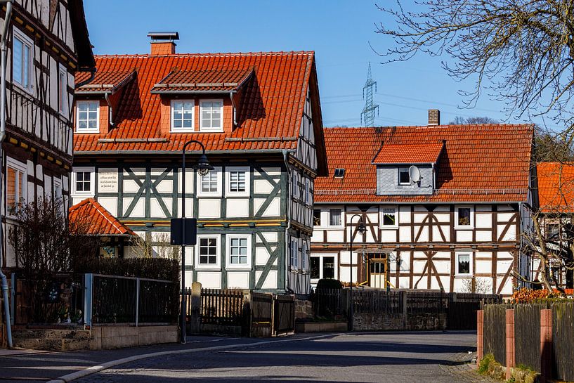 Half-timbered village Herleshausen by Roland Brack