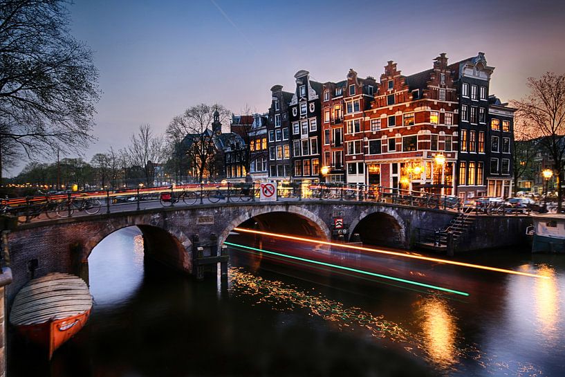 old Amsterdam canals by Henk Langerak