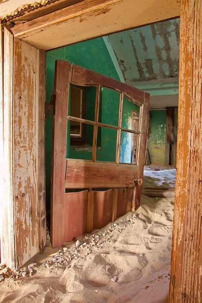 Open door Kolmanskop Namibia by Sabine DG