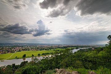 Dresden View from the Agneshöhe by Ralf Lehmann
