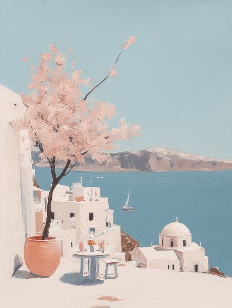 La Grèce en couleurs pastel par Studio Allee