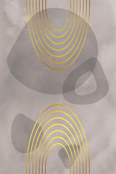 Mid-Century Vintage No 7 - Arcs-en-ciel par Melanie Viola