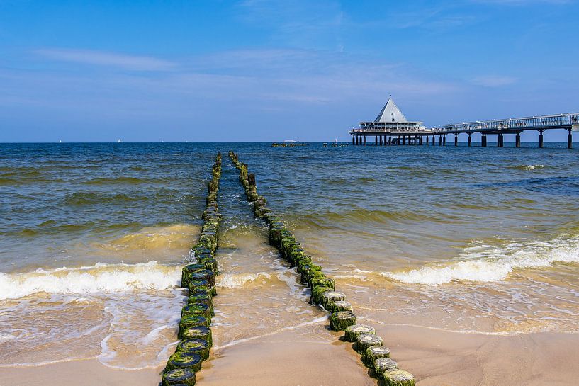 Die Seebrücke in Heringsdorf auf der Insel Usedom von Rico Ködder