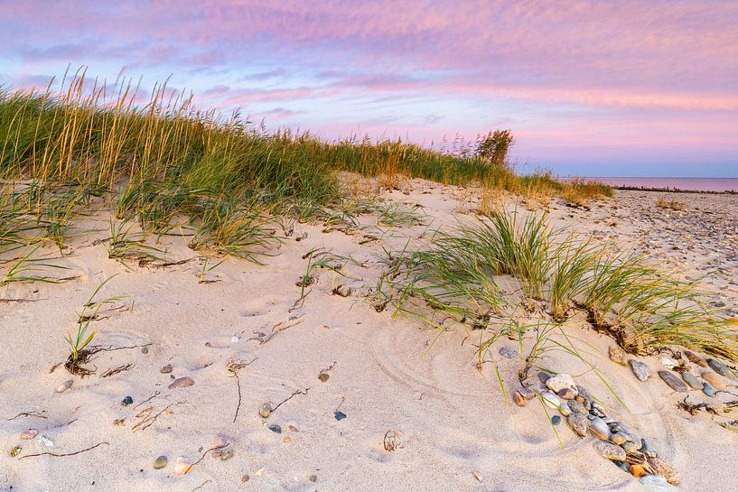Ostseestrand in der blauen Stunde von Daniela Beyer