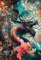 Guardians of Destiny - Dragon Painting