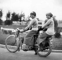 HD-Frauen auf Harley