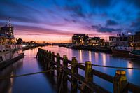 Avondrood Oude Eemskanaal