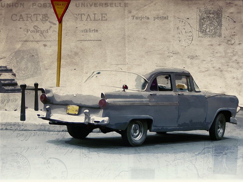 Old taxi by Studio Mirabelle