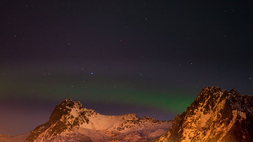 Ein Streifen von Nordlichtern von Wim van D