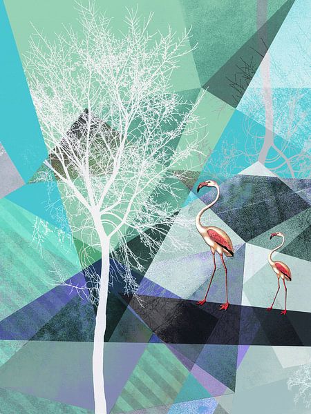 FLAMINGOS P19-A1 von Pia Schneider