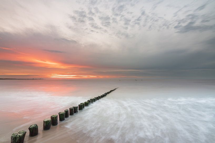 Sunset in Cadzand-Bad by Betere Landschapsfoto