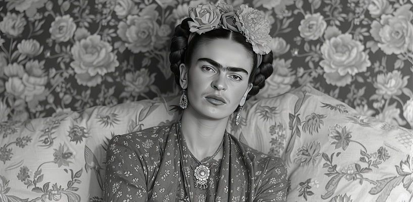 Frida Poster Kunstdruck von Niklas Maximilian