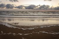 Strand Callantsoog in der Abenddämmerung