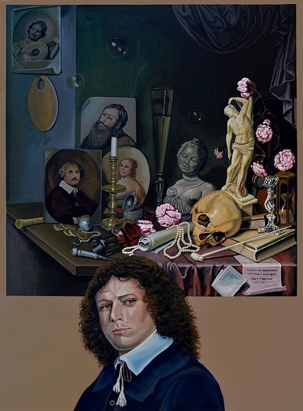 David Bailly Vanitas Stilleben Gemälde von Paul Meijering