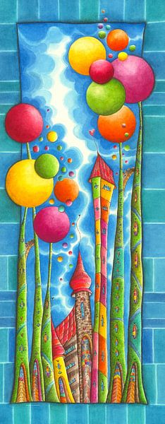 Bubblegum - Blau von Sonja Mengkowski