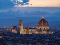 The Florence Duomo at night