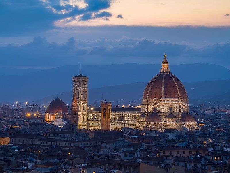 Le Duomo de Florence la nuit par Roelof Nijholt